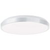 Brilliant Livius Plafoniera LED Argento, 1-Luce, Telecomando