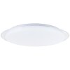 Brilliant Vittoria Plafoniera LED Bianco, 1-Luce, Telecomando