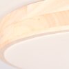 Brilliant Slimline Plafoniera LED Bianco, 1-Luce, Telecomando