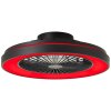 Brilliant Mazzaro ventilatore da soffitto LED Nero, 1-Luce, Telecomando, Cambia colore