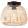 Brilliant Kaizen Plafoniera Nero, 1-Luce