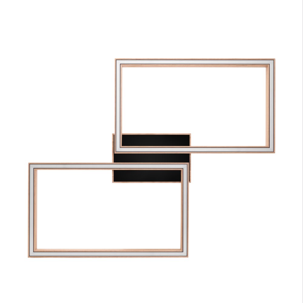 Surisultana Plafoniera LED Legno chiaro, Nero, 2-Luci main product photo