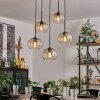 Apedo Lampadario a sospensione - Vetro Ambrato, Chiaro, 5-Luci
