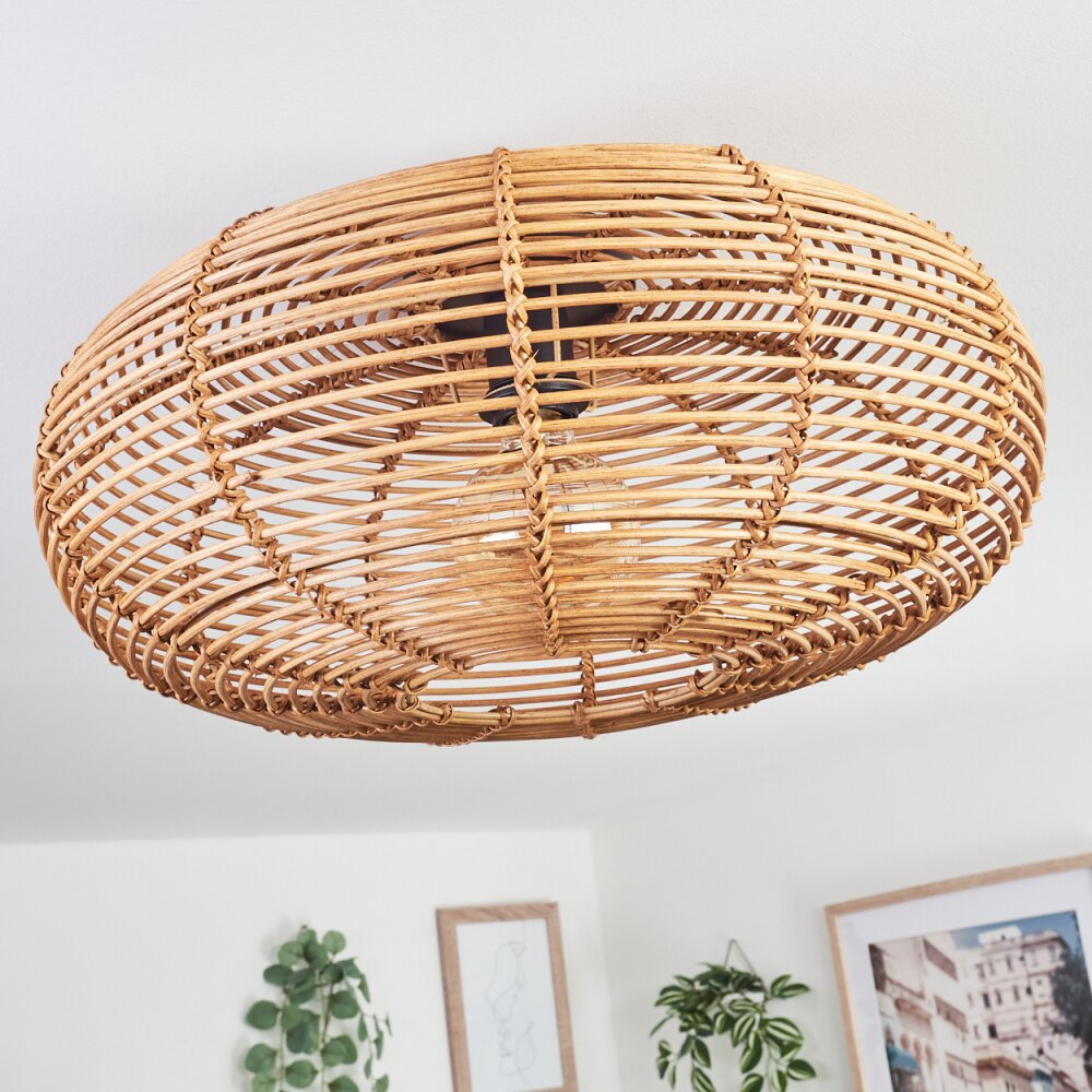 Mulstrand Plafoniera Écru, Nero, 1-Luce
