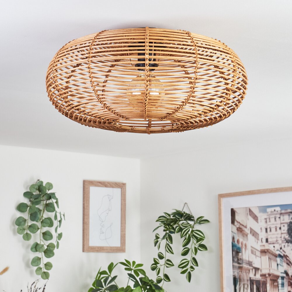 Mulstrand Plafoniera Écru, Nero, 1-Luce