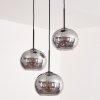Apedo Lampadario a sospensione - Vetro Grigio fumo, 3-Luci