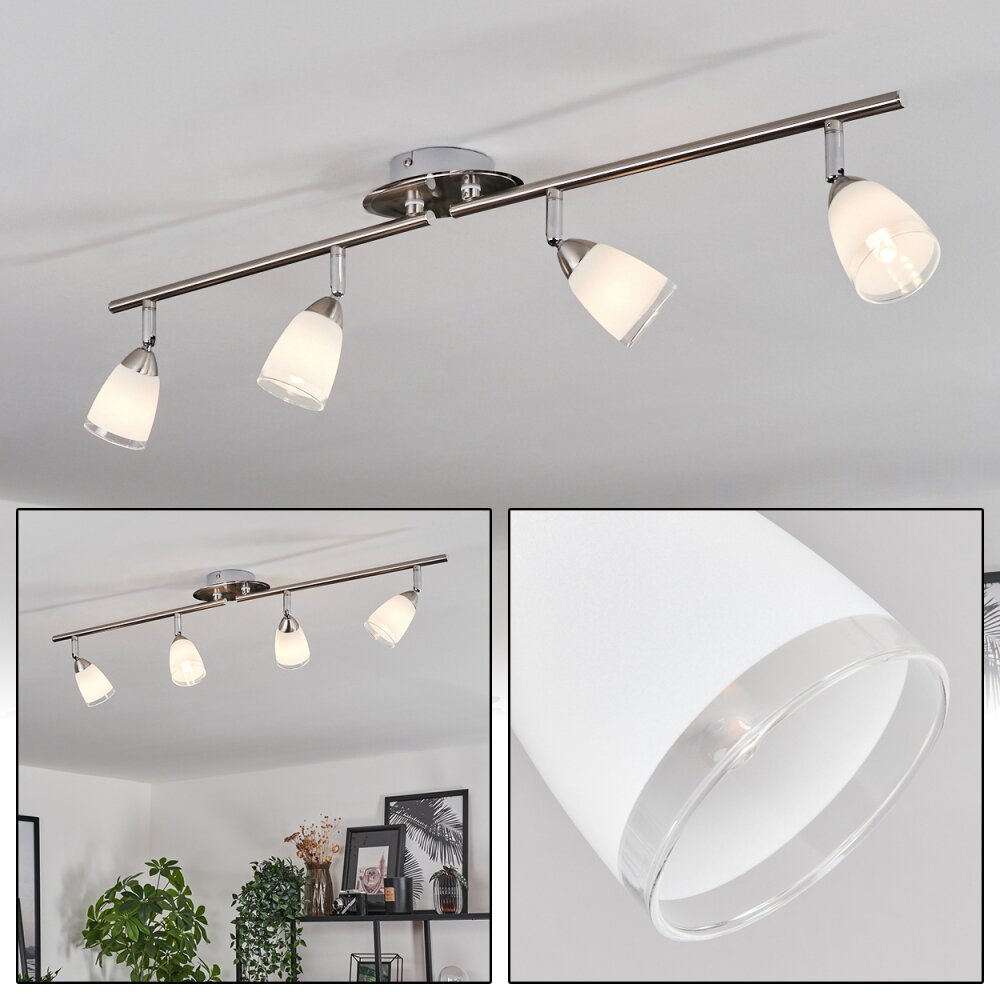Holualoa Plafoniera LED Nichel opaco, 4-Luci main product photo