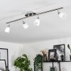 Holualoa Plafoniera LED Nichel opaco, 4-Luci