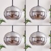 Apedo Lampadario a sospensione Grigio fumo, 5-Luci