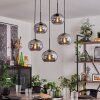 Apedo Lampadario a sospensione Grigio fumo, 5-Luci