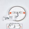 Pawcatuck Lampada da incasso LED Bianco, 1-Luce