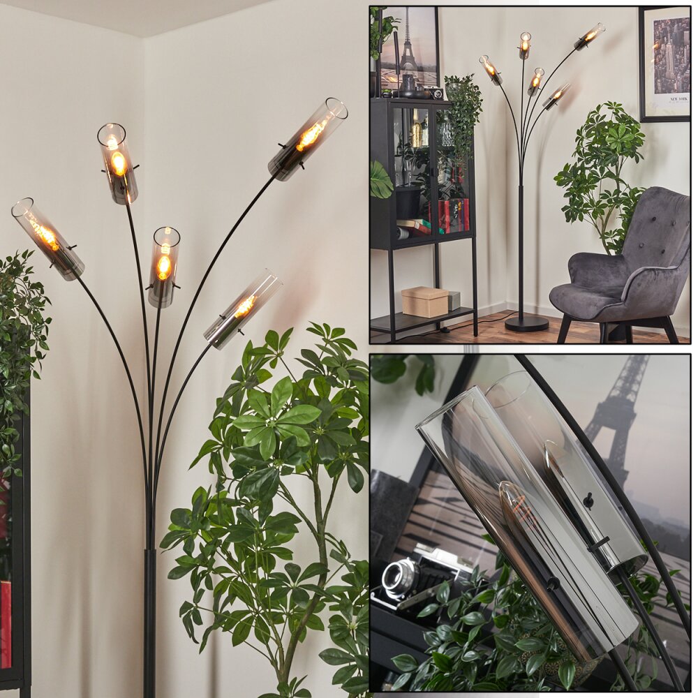 Caimitte Lampada da terra Nero, 5-Luci main product photo