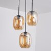 Apedo Lampadario a sospensione Ambrato, 3-Luci
