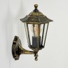 Loria Applique da esterno Oro, Nero, 1-Luce