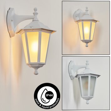 Loria Applique da esterno Bianco, 1-Luce