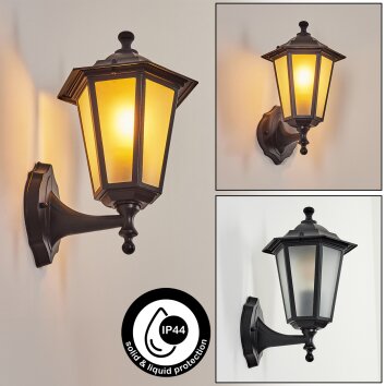 Loria Applique da esterno Nero, 1-Luce