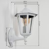 Loria Applique da esterno Bianco, 1-Luce