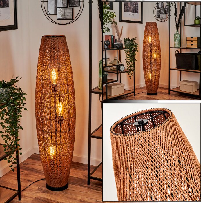 Mulstrand Lampada da terra Écru, Nero, 3-Luci