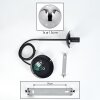 Gastor Lampadario a sospensione - Vetro Grigio fumo, 1-Luce