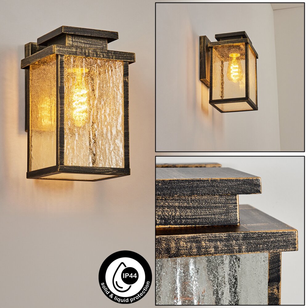 Tieva Applique da esterno Marrone, Oro, Nero, 1-Luce main product photo