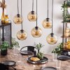 Koyoto Lampadario a sospensione - Vetro Ambrato, 6-Luci