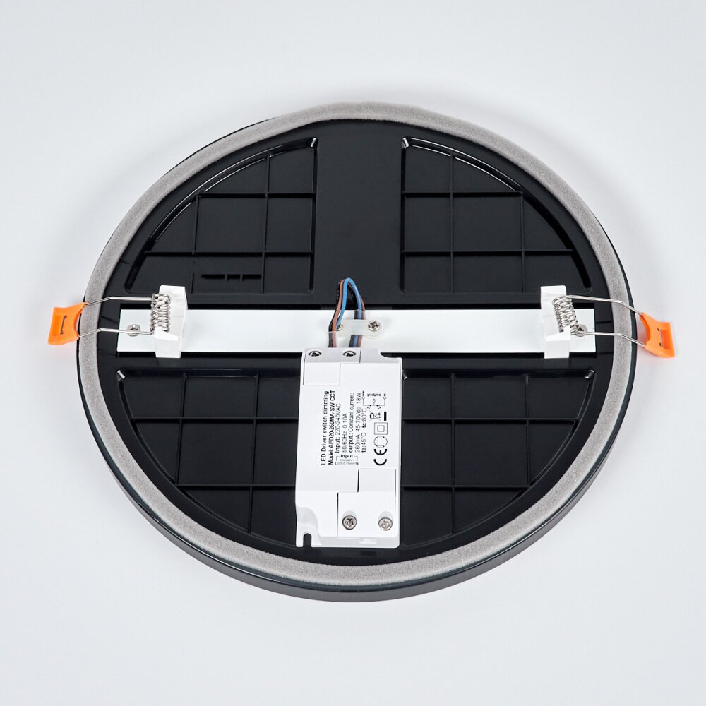 Pawcatuck Lampada da incasso LED Nero, Bianco, 1-Luce
