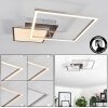 Wimmarp Plafoniera LED Cromo, Nichel opaco, 1-Luce