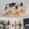 Koyoto Plafoniera - Vetro Ambrato, 4-Luci Koyoto Plafoniera - Vetro Ambrato, 4-Luci