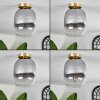 Apedo Plafoniera - Vetro Ottone, 1-Luce