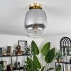 Apedo Plafoniera - Vetro Ottone, 1-Luce