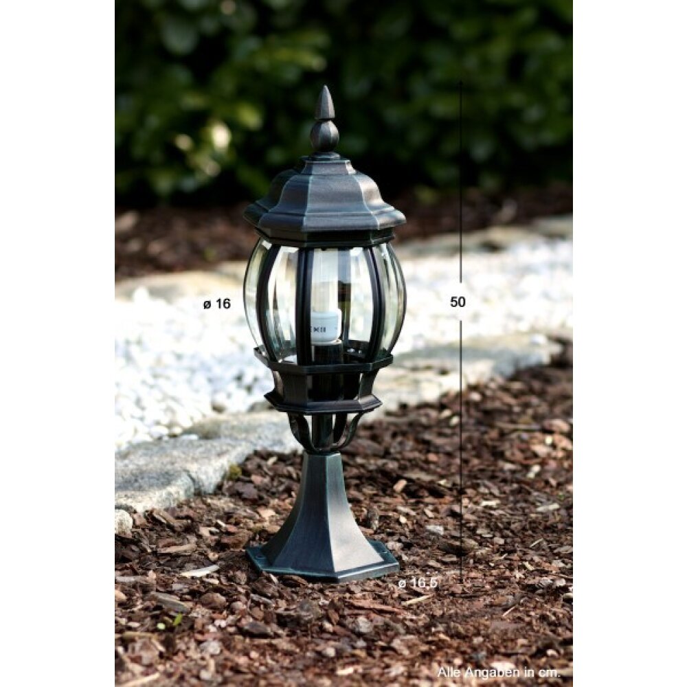 Better Lighting Manchester Lampada con piedistallo Nero, Trasparente, chiaro main product photo
