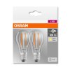 Osram LED E27 6 Watt 2700 Kelvin 806 Lumen Confenzione da 2