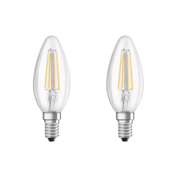 Osram LED E14 4 Watt 2700 Kelvin 470 Lumen Confenzione da 2