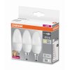 Osram LED E14 5,7 Watt 2700 Kelvin 470 Lumen Confenzione da 3