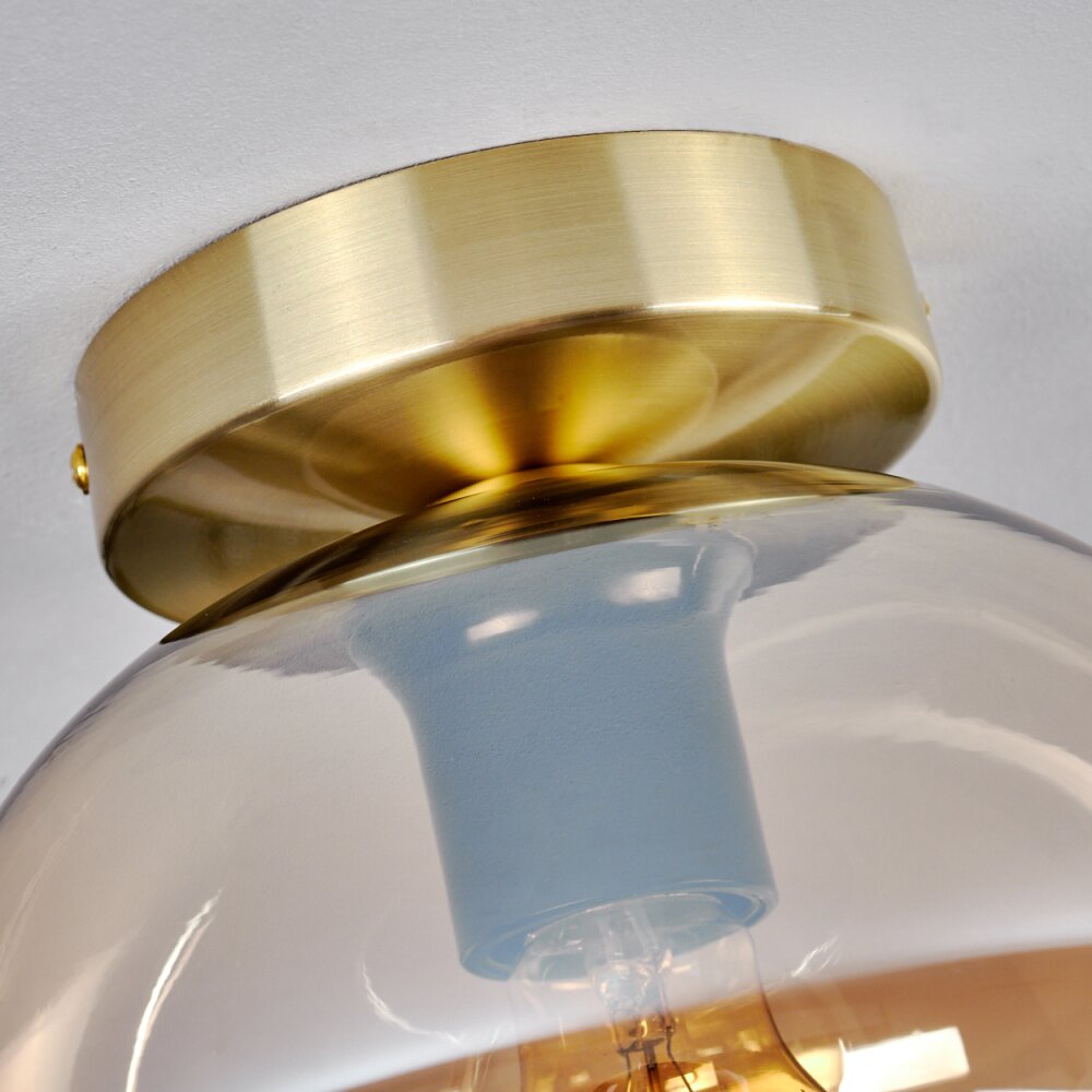 Apedo Plafoniera - Vetro Ottone, 1-Luce