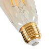 E27 set di 2 LED 6 Watt 2200 Kelvin 650 Lumen Ambrato, Ottone, 1-Luce