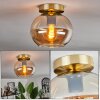 Apedo Plafoniera - Vetro Ottone, 1-Luce