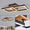 Bealo Plafoniera LED Marrone, Aspetto del legno, 1-Luce