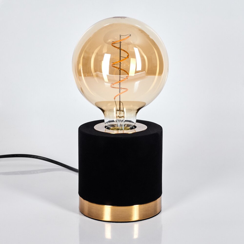Weruga Lampada da tavolo Oro, Nero, 1-Luce