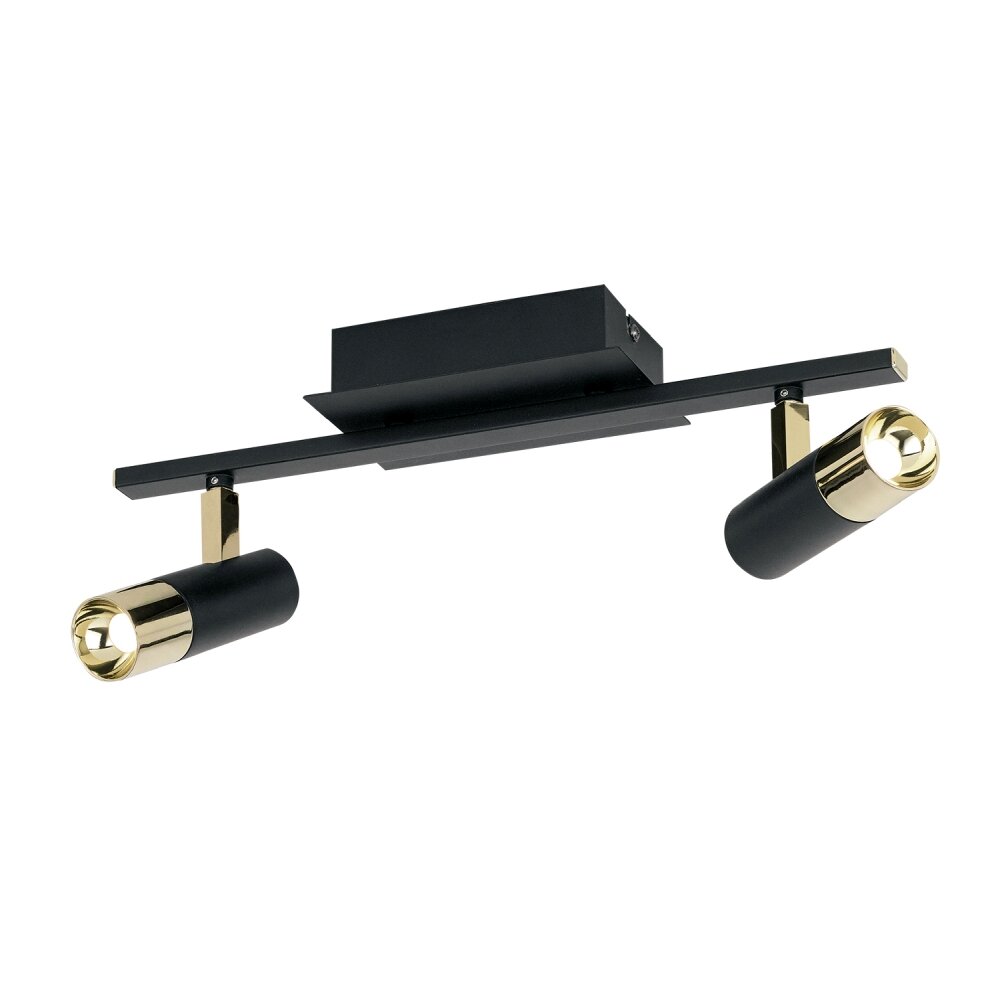 Eglo TOMARES faretto LED Ottone, Nero, 2-Luci main product photo