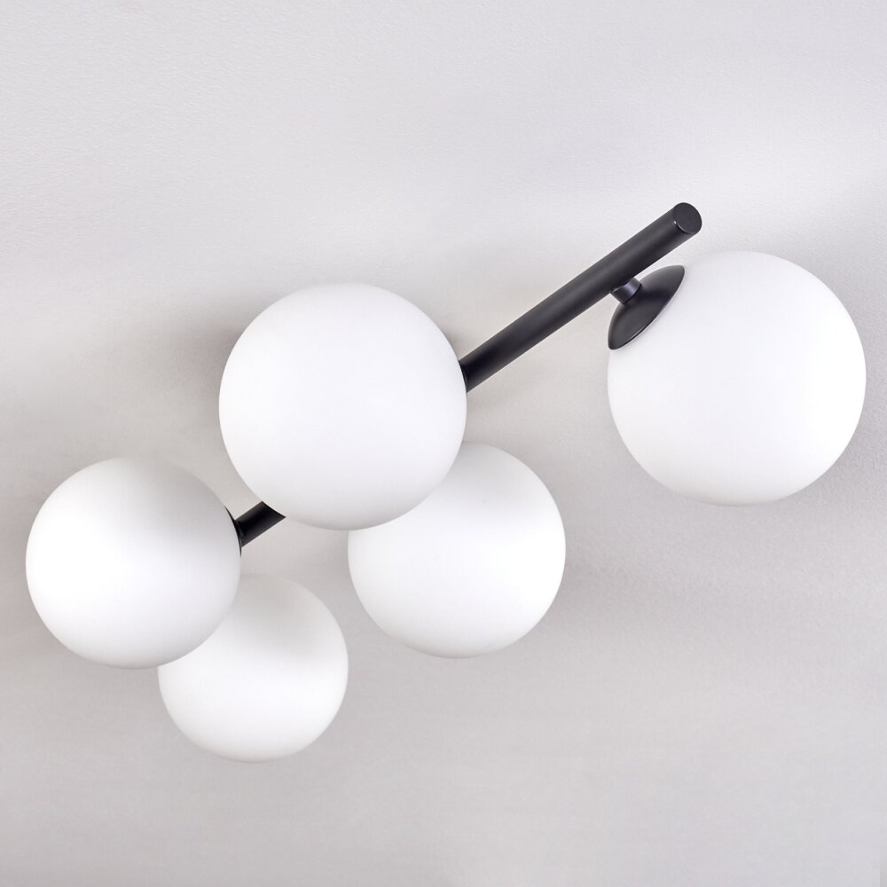 Chehalis Plafoniera - Vetro Bianco, 5-Luci