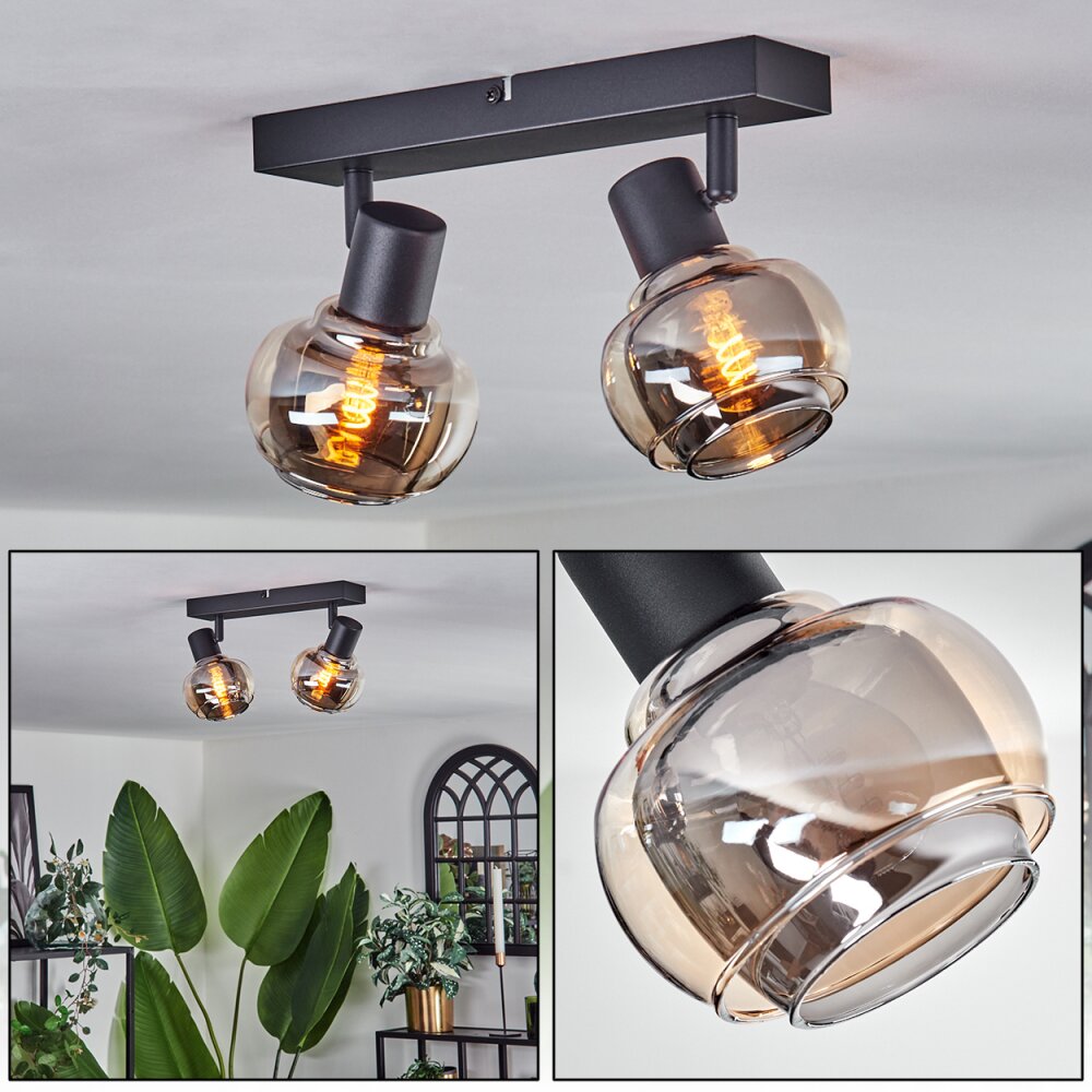 Cevio Plafoniera Nero, 2-Luci main product photo