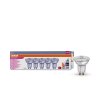 Osram set di 5 LED GU10 3,4 watt 2700 Kelvin 230 lumen