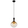 Globo ALADDIN Lampadario a sospensione Nero, 1-Luce