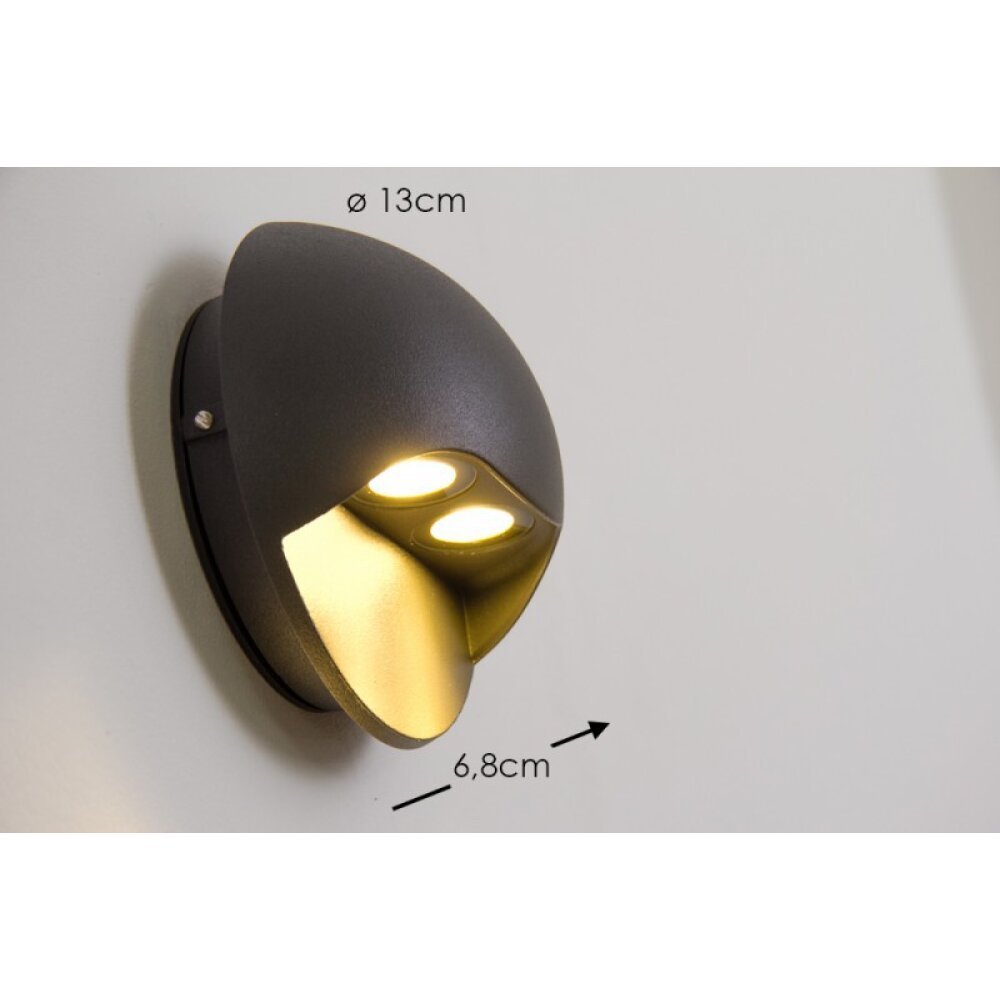 Globo ELARA Applique per esterno LED Grigio, 2-Luci main product photo