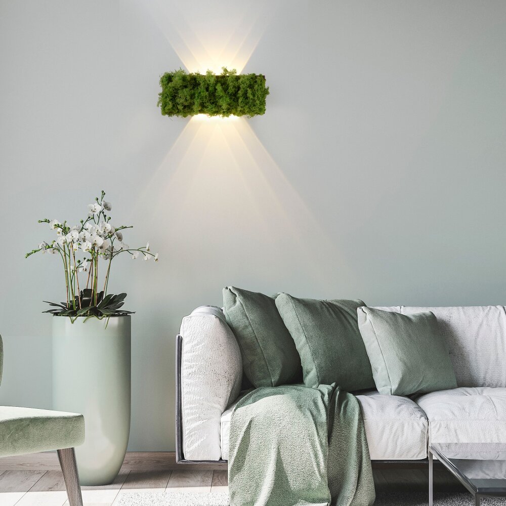 Leuchten-Direkt GREEN CARLO Applique LED Argento, 6-Luci main product photo