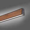 Paul-Neuhaus NANIA Lampada a Sospensione LED Aspetto del legno, Nero, 1-Luce