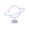 Leuchten-Direkt NEON-SATURN Lampada decorativa LED Bianco, 1-Luce