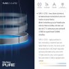 Paul-Neuhaus PURE E-CLIPSE Lampada a Sospensione LED Grigio, 2-Luci, Telecomando