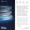 Paul-Neuhaus PURE E-LOOP Lampada a Sospensione LED Grigio, 2-Luci, Telecomando
